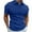 Blue, variant on BXINGOHAI Men's Henley Shirt Short Sleeve Pocket T-Shirts with 3 Button Shirts Lightweight Fashion Casual Tee Shirt Sale Black,S