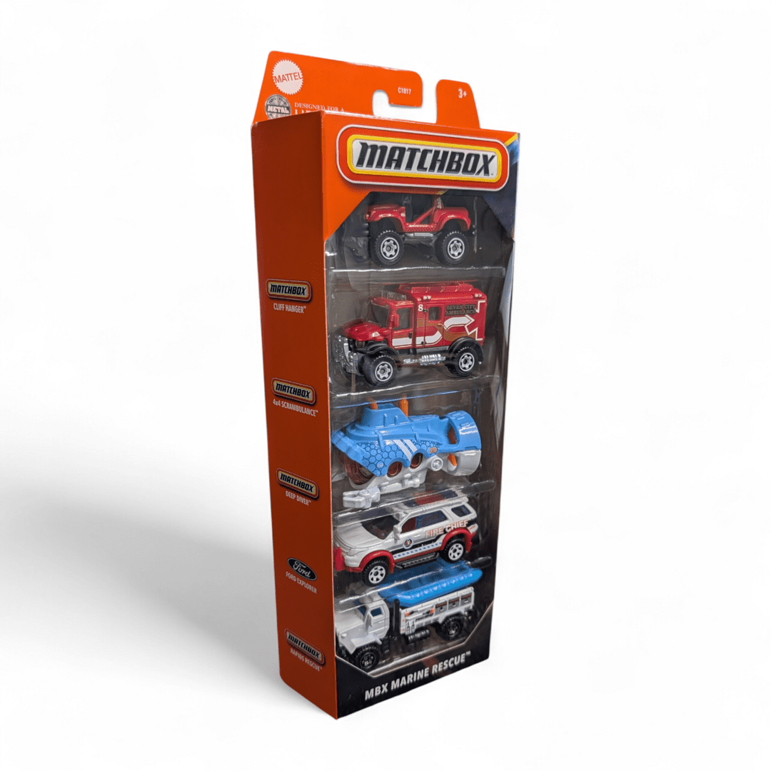 まーち@プク　5パック Matchbox 5 Pack, MBX Exotic - Walmart.com