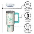 thumbnail image 3 of 30oz Xmas Tumbler with Handle and Straw, Cute Reindeer Stainless Steel Insulated Cup Gifts, 3 of 5