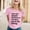Pink, variant on Womens Sarcastic T Shirts With Funny Sayings Novelty Graphic Tees For Women Womens Oversized Tee Space Apparel Long T Shirts for Leggings for Women Stretch Shirt Woman Tees Woman Summer Tops Solid T