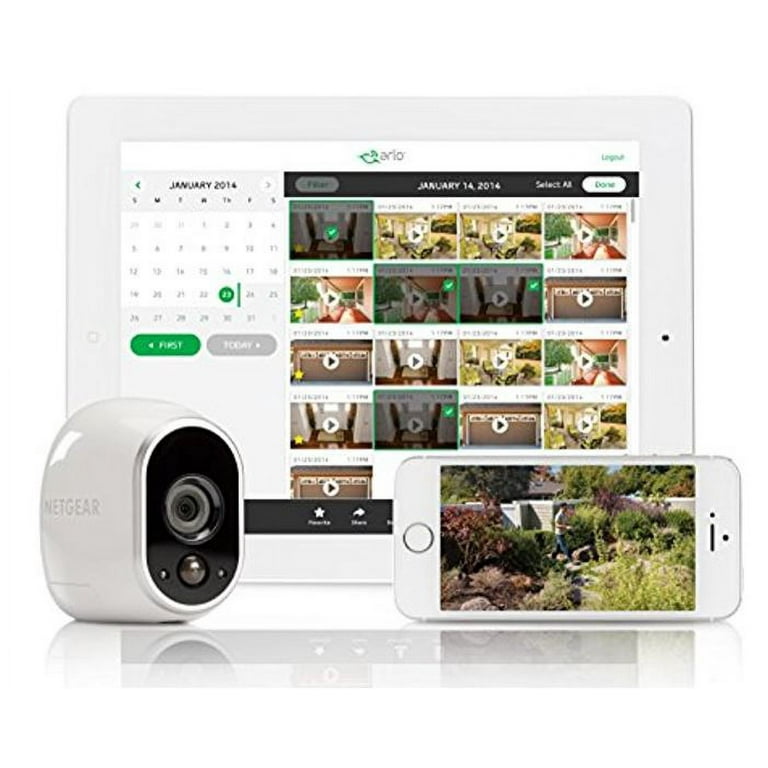 Restored Arlo Wire-Free HD Security Camera Only VMC3030-100NAR