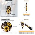 thumbnail image 6 of Uorisanigo Sunflower Cow Print Car Seat Cover Font Rear Set with Seatbelt Pads Handbrake Shift Knob Covers Headrest Arm Rest Cover Steering Wheel Cup Coasters Key Chains,Universal Fit,Set of 18, 6 of 7