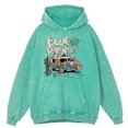 thumbnail image 3 of Sudadera con capucha estilo hip hop para hombre, ropa retro desgastada, con lavado desgastado, 100 % algodón, de gran tamaño y gruesa., 3 of 5