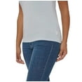thumbnail image 3 of Calvin Klein Jeans Women's Short Sleeve Logo Tee (Waterfall Silver, Medium), 3 of 4