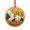 Pattern-1, variant on White Cranes Dance Gracefully Glass Christmas Ornament for Home Office Xmas Tree Decor Funny Heron Round Christmas Ornament