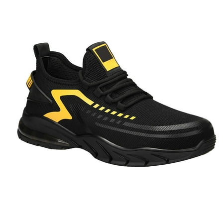 

Safety Shoes Work Shoes with Steel Toe Cap Lightweight Comfort Fashion Anti-Smashing for Men Women Eu 36-48