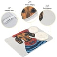 thumbnail image 3 of Yayeee Dish Drying Mat for Kitchen Counter 16"x18" Microfiber Absorbent Pad, Cute Dog Artist, 3 of 7