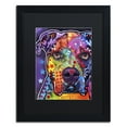 thumbnail image 2 of Trademark Fine Art "American Bulldog 121609" Canvas Art by Dean Russo, Black Matte, Black Frame, 2 of 4