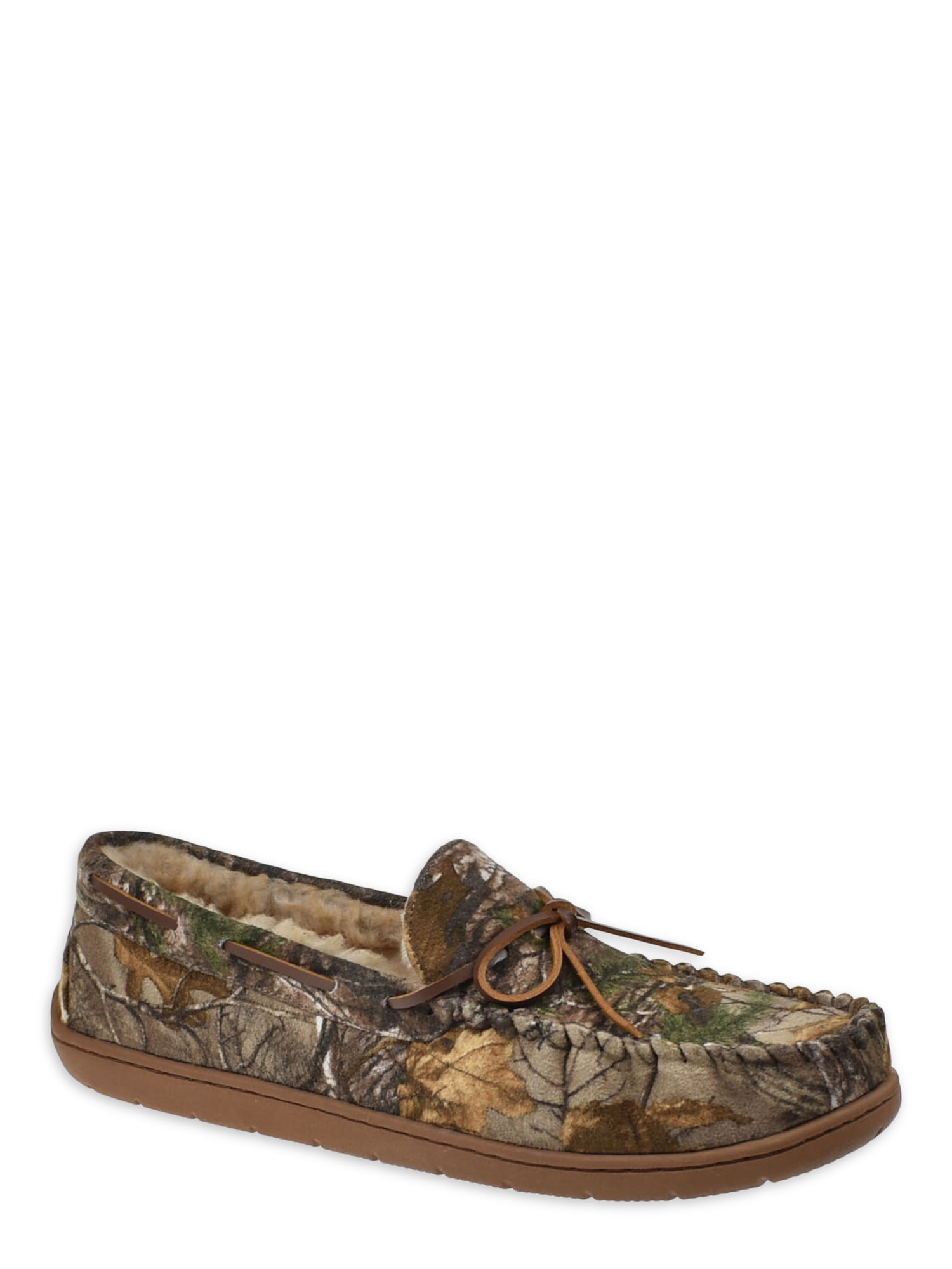George Men's Trapper Moccasin Slipper, Size: 7/8, Green