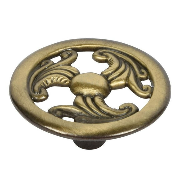 Jaladera Botón Handy Home 3.5X3.5 Cm Dorado