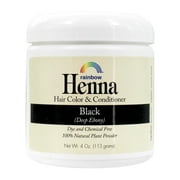 Rainbow Research - Henna Hair Color & Conditioner Black - 4 oz.