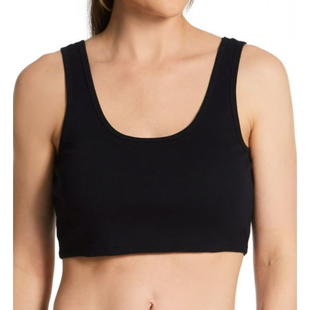 

Women s Cottonique 2232 100% Organic Cotton Rib Bra Liner (Black 4)