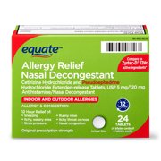 Equate Cetirizine-D 12 Hour Tablets, 5 mg, 24 Count
