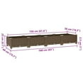 thumbnail image 4 of vidaXL Raised Bed 160x40x23 cm Polypropylene, 4 of 5