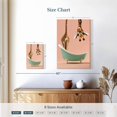 thumbnail image 4 of Elephant Stock Bathtub Animal Silly Giraffe Wall Art - Vertical Canvas Wall Art - Bathroom Wall Decor - Animal Canvas - Green And Beige Decor - 8" x 12", 4 of 8