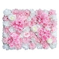 thumbnail image 3 of 12 Pack Silk Flower Rose Hydrangea Artificial Flower Wall Panel Wedding Background Decor 15.75 * 23.62 in, 3 of 8
