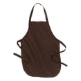 thumbnail image 3 of Mafoose Adult Unisex Full Length Apron with Pockets Coffee Bean, 3 of 3