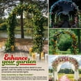 thumbnail image 4 of Machrus Ogrow Wedding Garden Arch - Decorative Garden Arbor Trellis for Climbing Plants, Lawn Patio Arch Stand - Metal Backdrop Arch, 4 of 7