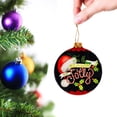 thumbnail image 1 of Mefallenssiah 1Pc Christmas Ornament Paperboard Christmas Tree Pendant Crafts with Rope, 1 of 5