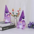 thumbnail image 5 of 2PCS Spring Gnome Decor Lavender Gnomes Decorations for Home Swedish Gnome Gifts for Women Handmade Purple Kitchen Decor Spring Summer Tier Tray Decor, 5 of 9