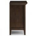 thumbnail image 5 of Amherst 24 inch Wide Solid Wood Transitional Bedside Table in Russet Brown, 5 of 6