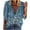 Blue, variant on 2025 Womens Clothing Clearance under $5 asdoklhq Womens Plus Size Tops Clearance,Woman's O-Neck Printing Loose Casual Autumn Long Sleeve T-shirt Tops