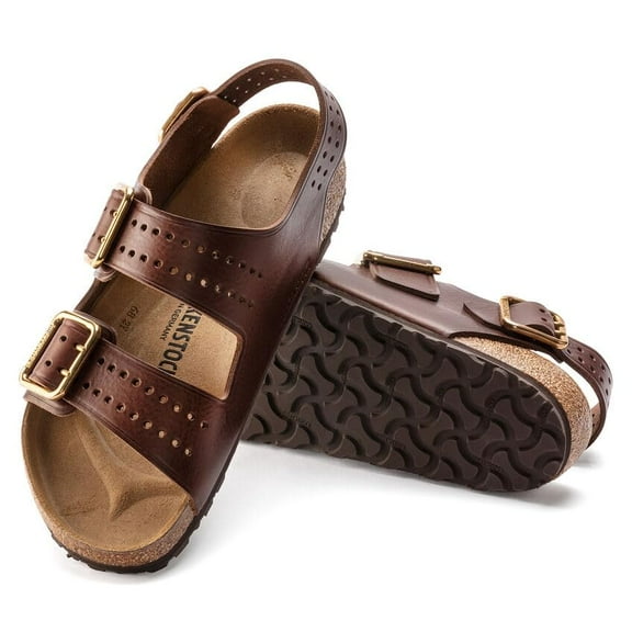 BIRKENSTOCK Milano Bold Aniline Leather Sandals - Maximum Grip and Modern Urban Style - Multiple Color & Sizes