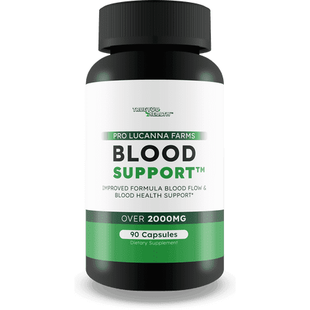 Pro Lucanna Farms Blood Support - Improved Formula Blood Flow Supplement & Sugar Health Blood Health Support - Blood Flow Pills - Blood Circulation Supplement - Glucose Support Supplement Blood Pills