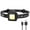 Black, variant on Yucurem Compact Head Flashlight 4 Light Modes Type C Usb Charging for Climbing Emergency Camping Lamp (Black)