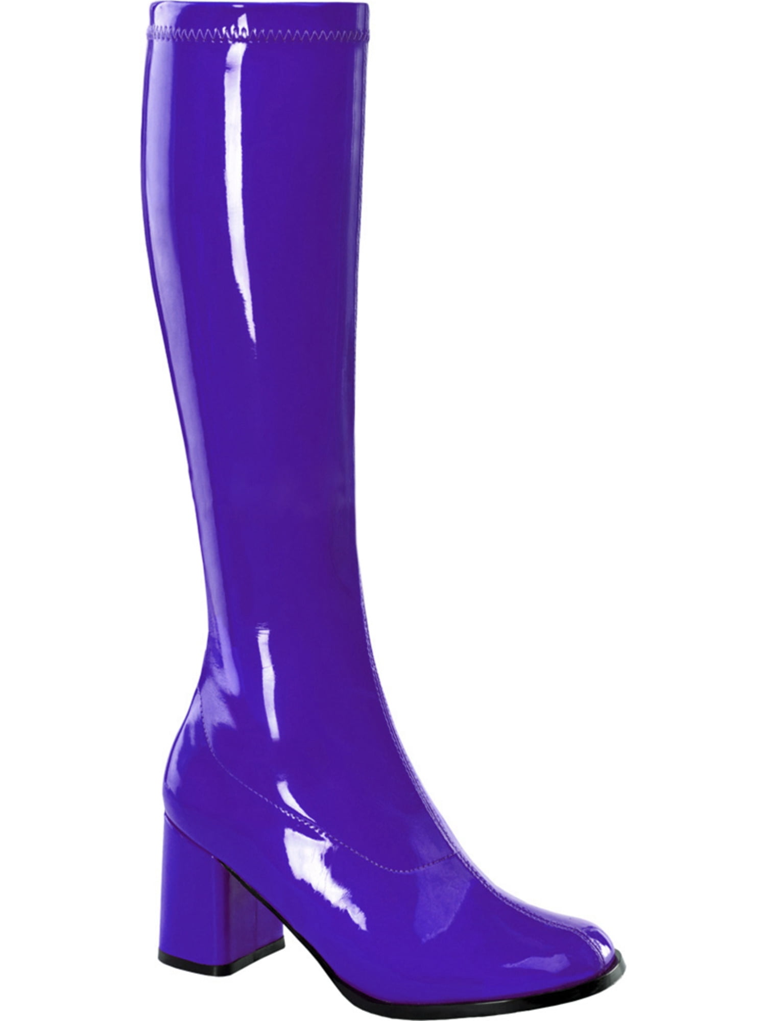 Womens Purple Knee High Boots 
