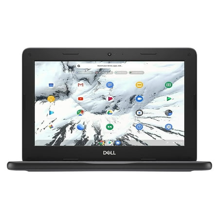 UPC: 0715663106661 | Dell 3100 11.6  Touchscreen ChromeBook Celeron N4020 4GB 32GB eMMC Black P72FM Used