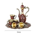 thumbnail image 3 of European Spirits Set Decantadores Drinkware Sake Pots Sets Garrafes Vajil para bodas Vacaciones salón Adorno Decoración , rojo perfecl Copa de vino, 3 of 8