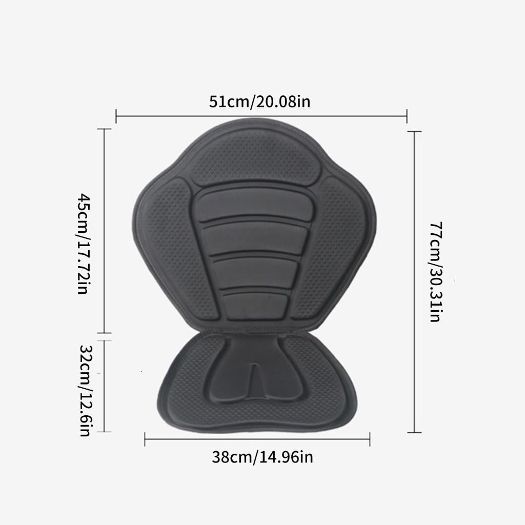 Canoes Seat Cushion Comfortable Fishing Seat Back Adjustable Padded Kayaks Seats for Rowboats Fishing Boats