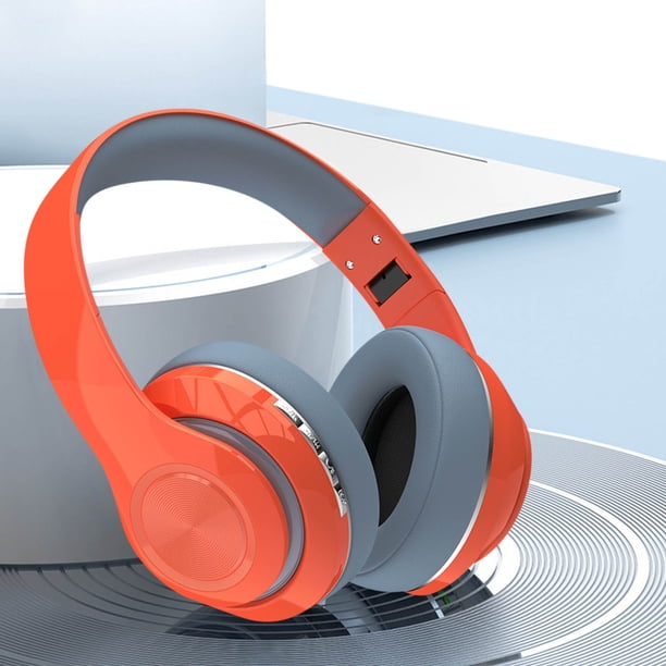 Auriculares Bluetooth, Auriculares inalámbricos, Auriculares Bluetooth, Auriculares Bluetooth inalámbricos de diadema, Paquete de oreja completa, Tarjeta enchufable, Auriculares Bluetooth inalámbricos
