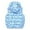 Sky Blue, variant on Odeerbi 2024 Girls Warm Vest Winter Boys Thicken Waistcoat Kids Outerwear Vest Cotton Jackets
