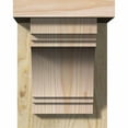 thumbnail image 2 of 6"W x 8"D x 8"H Pescadero Rough Sawn Corbel w/Backplate, Douglas Fir, 2 of 9