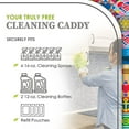 thumbnail image 3 of Truly Free Cleaning Caddy; Multiple Compartments; Stylish; Durable; Cleaning Supplies Storage; Kitchen and Bathroom Organization; Fits 6 Bottles, 3 of 3