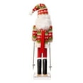 thumbnail image 3 of Kurt Adler 15-Inch Ski Santa With Christmas Sweater Nutcracker, 3 of 8