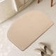 thumbnail image 5 of Alfombra de baño de espuma viscoelástica antideslizante y absorbente de terciopelo, 80x50 cm, máxima comodidad para el suelo del baño, color beige, 1 unidad Rkxzt, 5 of 8