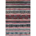 thumbnail image 1 of Ahgly Company Indoor Rectangle Mid-Century Modern Red Oriental Area Rugs, 3' x 5', 1 of 6