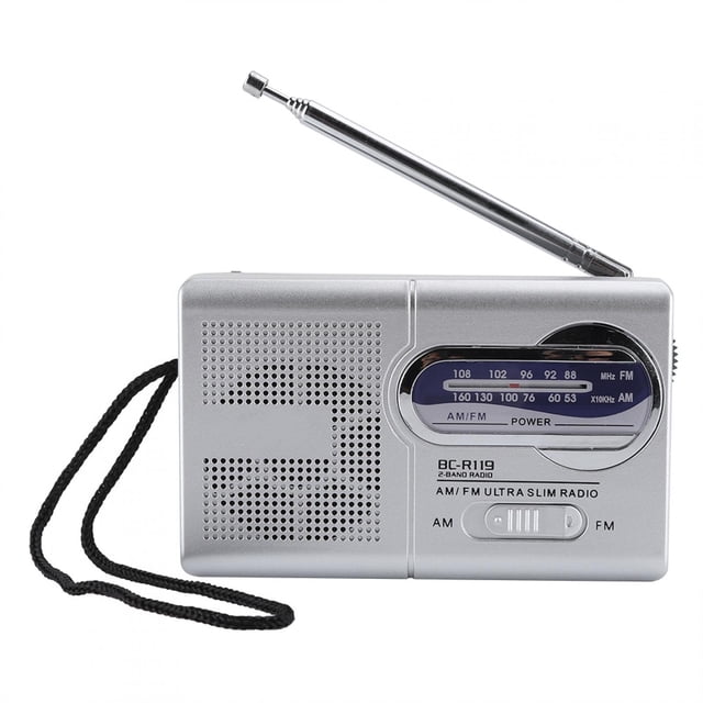 Radio Mini Altavoz De Plástico Receptor Portátil Multifuncional Radios Inalámbricas De Uso Diario Con Pilas Sensibles Al Bolsillo Speravity EL007644-00