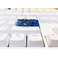thumbnail image 4 of Touches en Résine Rétroéclairées 2.25x pour Clavier Mécanique Cherry MX Switch DIY Remplacement (Onde de Surface 2.25x, Bleu), 4 of 4
