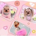 thumbnail image 4 of Yesfashion 8Pcs Dog Hair Bows Puppy Accessories for Small Dogs Crystal Rhinestone Dog Necklace Collar Dog Hair Clips, 4 of 9