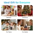thumbnail image 7 of Portable Bluetooth Speaker, IPX5 Waterproof Bluetooth Speakers with Loud Stereo Sound, 15H Playtime & Colorful Lights, Small Wireless Speaker for Outdoor/Home/Party/Beach, Gift Ideas, 7 of 7