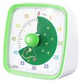 thumbnail image 1 of Visual de 60 minutos con luz de noche, cuenta regresiva, Pomodoro con patrón de arcoíris para niños y adultos verde, 1 of 6