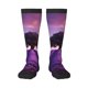 thumbnail image 1 of Balery Lavender Field Sunset Calcetines novedosos Calcetines deportivos Calcetines hasta la rodilla Calcetines de algodón Calcetines originales y geniales, 1 of 6