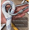 thumbnail image 5 of Fire Escape Ladder Rope Ladder Flame Resistant 12 M (39.4 Ft) Emergency Safety Ladder With AntiSkid Rungs Portable, 5 of 5