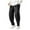 Black, variant on JHLZHS Grey Sweatpants Men Slim Fit 2024 New Winter Men's Loose Casual Fashion Thick Pants Romper Pants Mens Dress Pants Expandable Waist Pleated