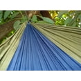 thumbnail image 3 of Vivere Nylon Double Parachute Camping Hammock - Navy/Olive, 3 of 3