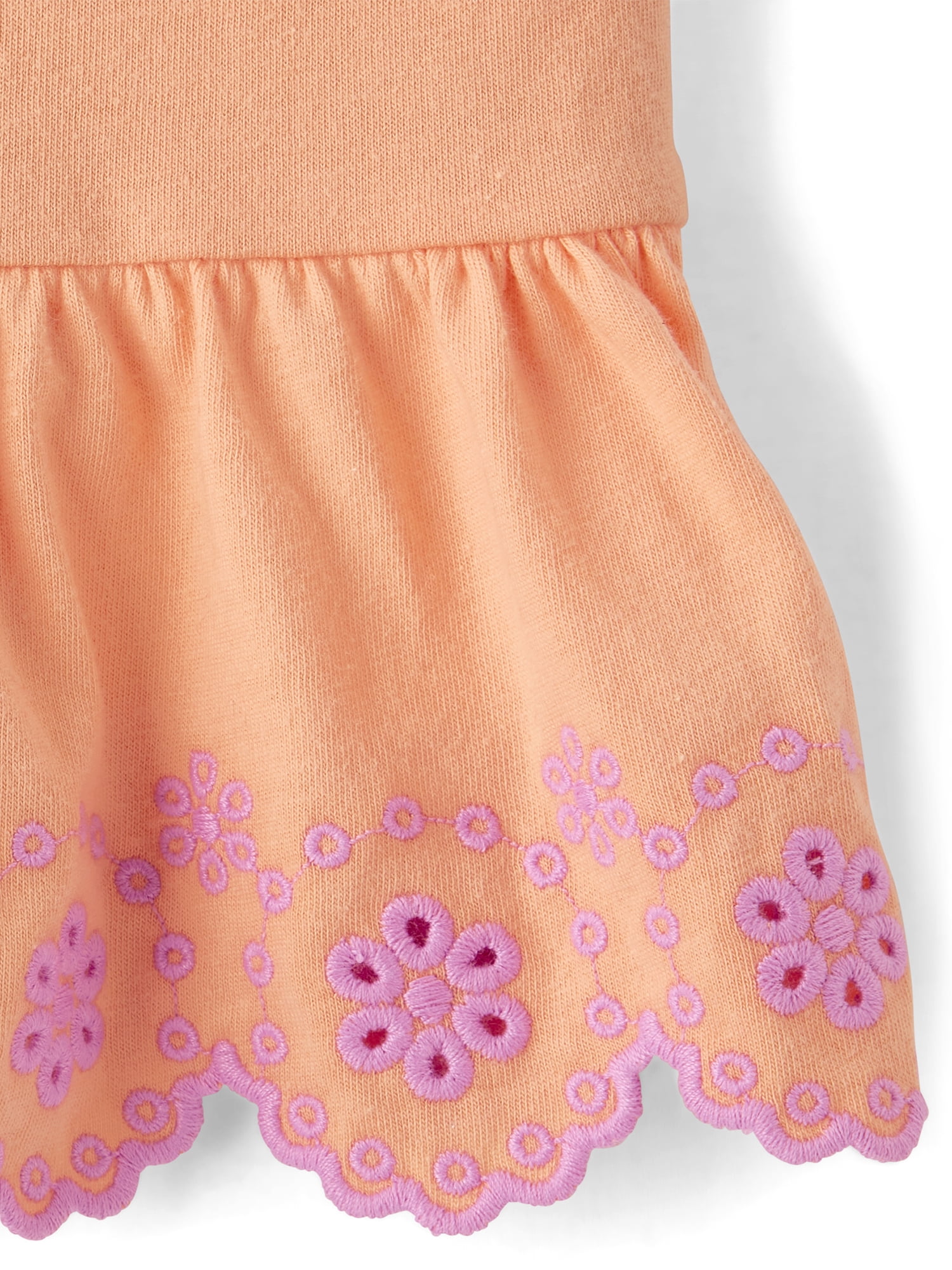 The Children's Place Toddler Girls Sleeveless Eyelet Outfit Set, 2-Piece, Sizes 12M-5T